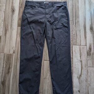 Kenneth Cole Reaction Men’s Pants 36x30 Gray Cotton Stretch Casual Chinos